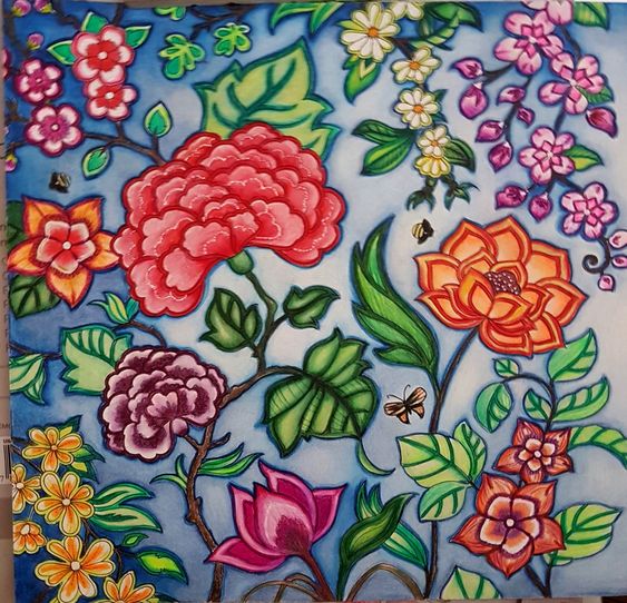 Beautifully colored page posted to BettesMakes