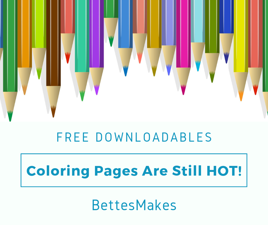 Coloring Pages Are Still Hot!