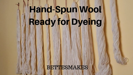 Hand-Spun Wool Ready for Dyeing