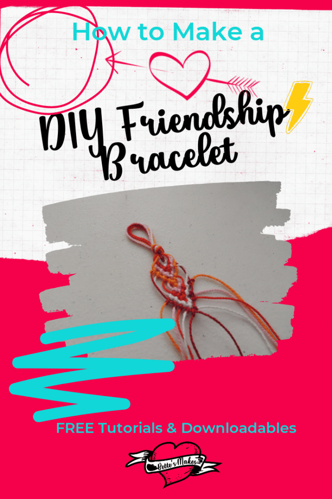 Friendship bracelets are so fun to make and each one is unique to the maker and the recipeint! This easy to follow pattern willhave you making friendship bracelets that stand apart from the rest. Check this tutorial out at BettesMakes.com