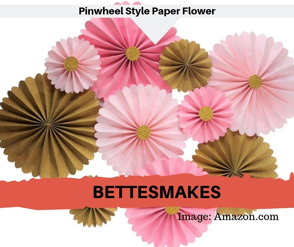 Pinwheel Style Paper Flower