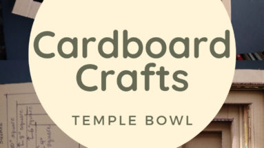 Easy Cardboard Craft Temple Bowl