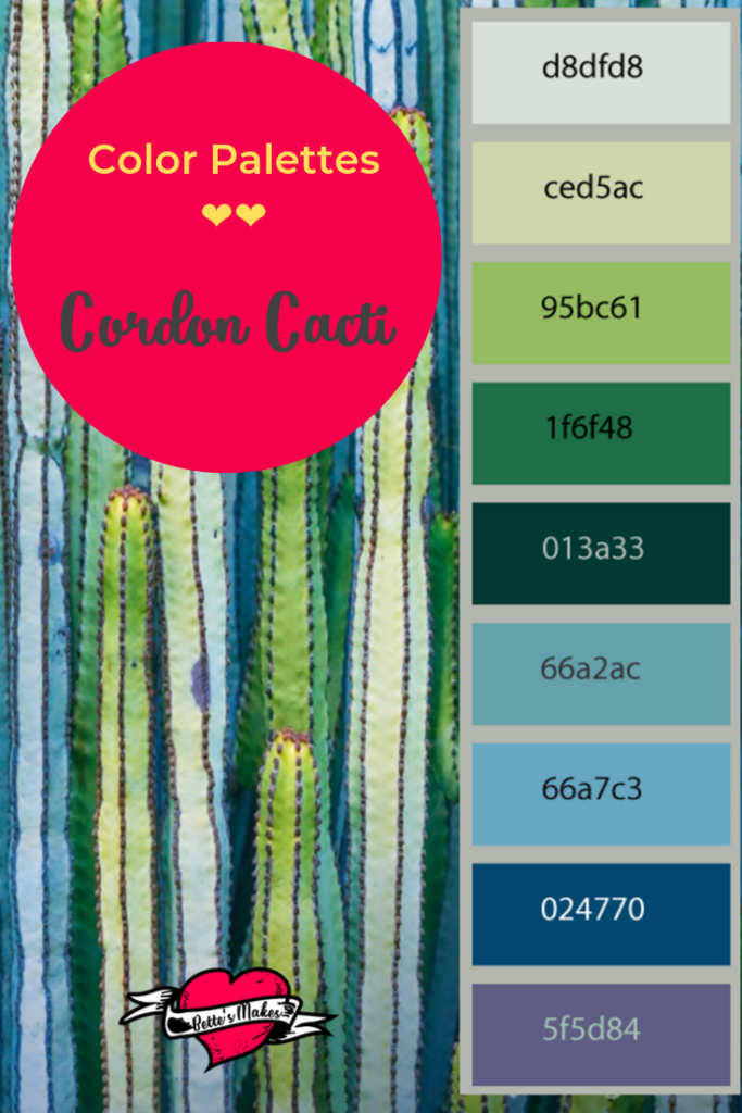 Wow a taste of the desert in this gorgeous image from bing! I love these Cordon Cacti and this image is amazing with the color palette it provides! Check BING for the full image. Find more great palettes at https://bettesmakes.com #colorpalette #palette #photography