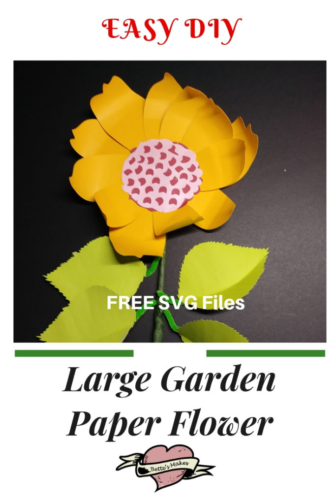 Easy Large Garden DIY Paper Flower
