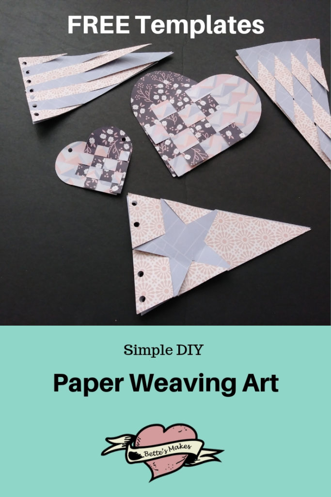 Simple DIY Paper Weaving Art