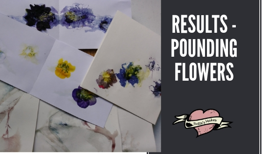 Varied results from Pounding Flowers