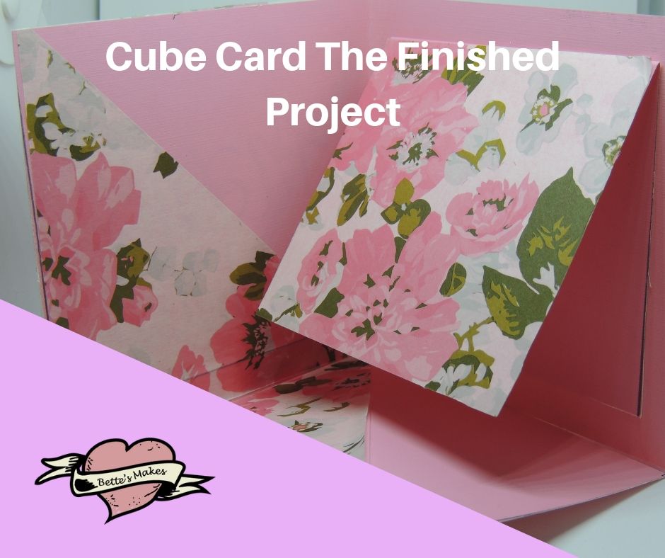 Handmade Card: Cube Card Finished Project - BettesMakes.com