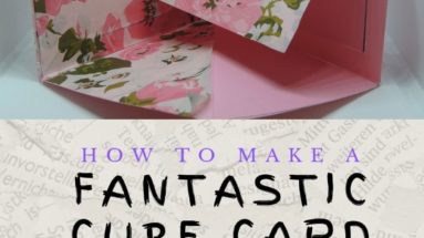 Handmade Cards: How to make a cube card with ease - bettesmakes.com