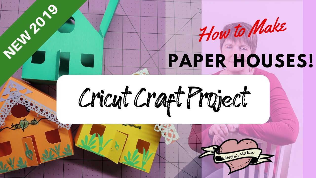 How to Make a Paper House Using Your Cricut - BettesMakes.com