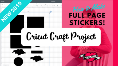 Cricut Craft - Stickers Full Page - BettesMakes.com