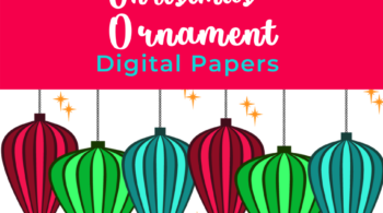 FREE Christmas Ornament Digital Papers - Check back often as new papers are added right up until the week before Christmas Great for print and cut on your Cricut! #Cricut #digitalpaper #Christmas