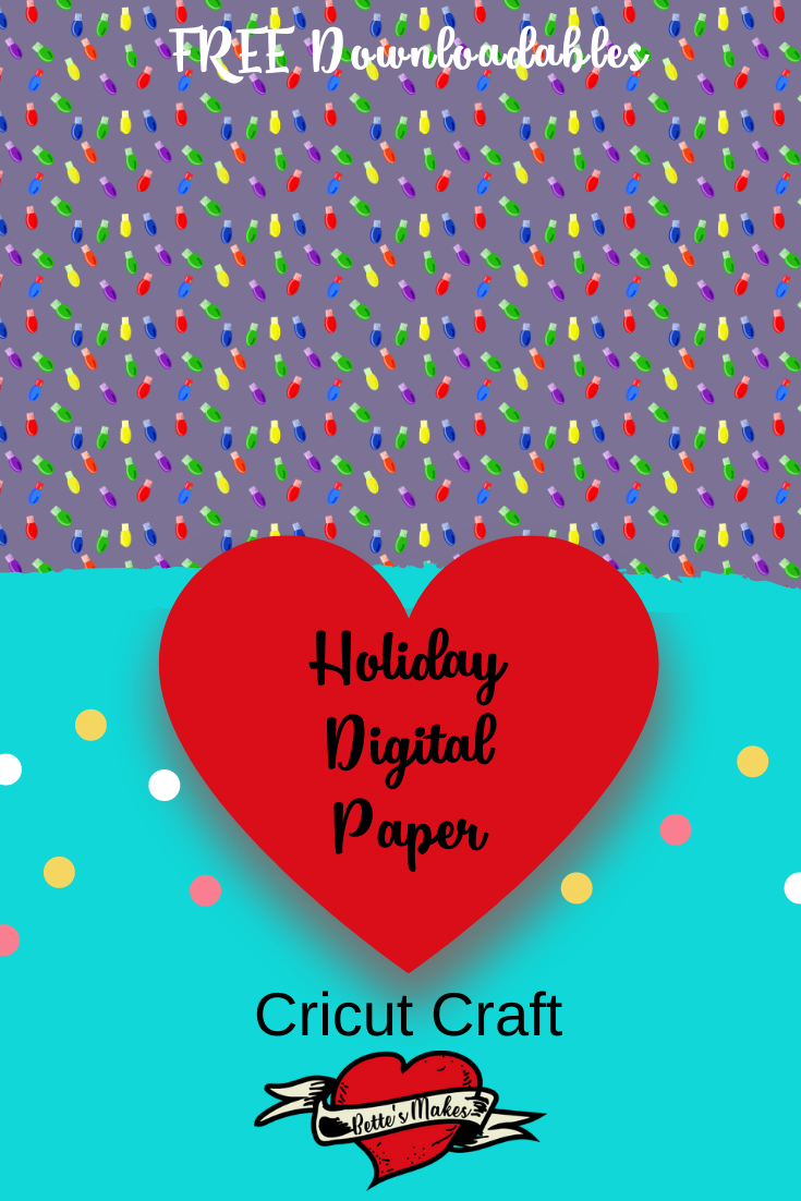 Christmas Ornament Design File 02 - the first in a series of FREE digital downloads from BettesMakes.com #papercraft #digitalpaper #cricut