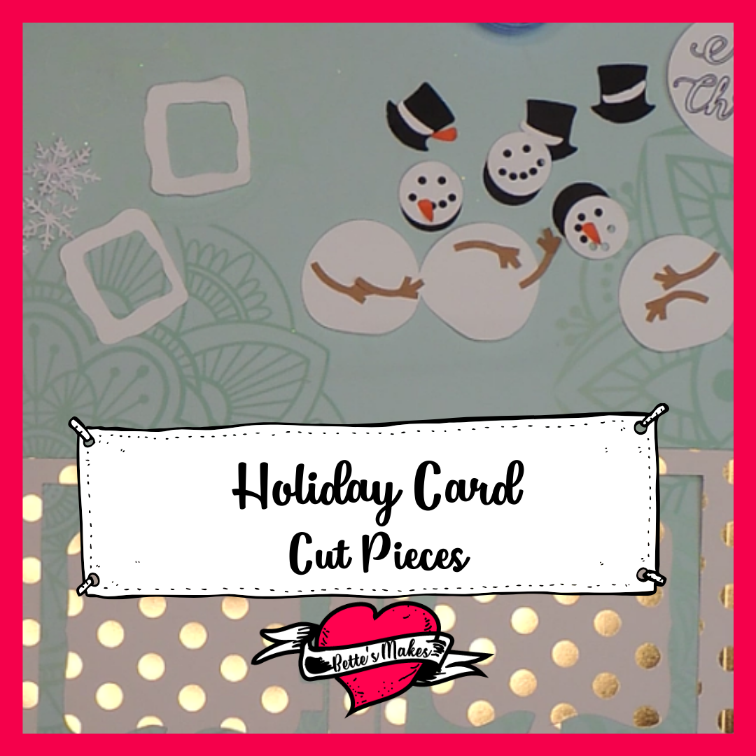 Holiday Card - Cut Pieces