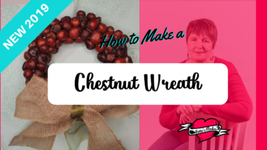 How to Make a Chestnut Wreath tutorial - great for the holiday season and these wreaths look so professional! Great DIY Home Decor project - just use hot glue to get the project started No Cricut required! #wreathing #wreath #thanksgiving #halloween #crafttutorial #cricut