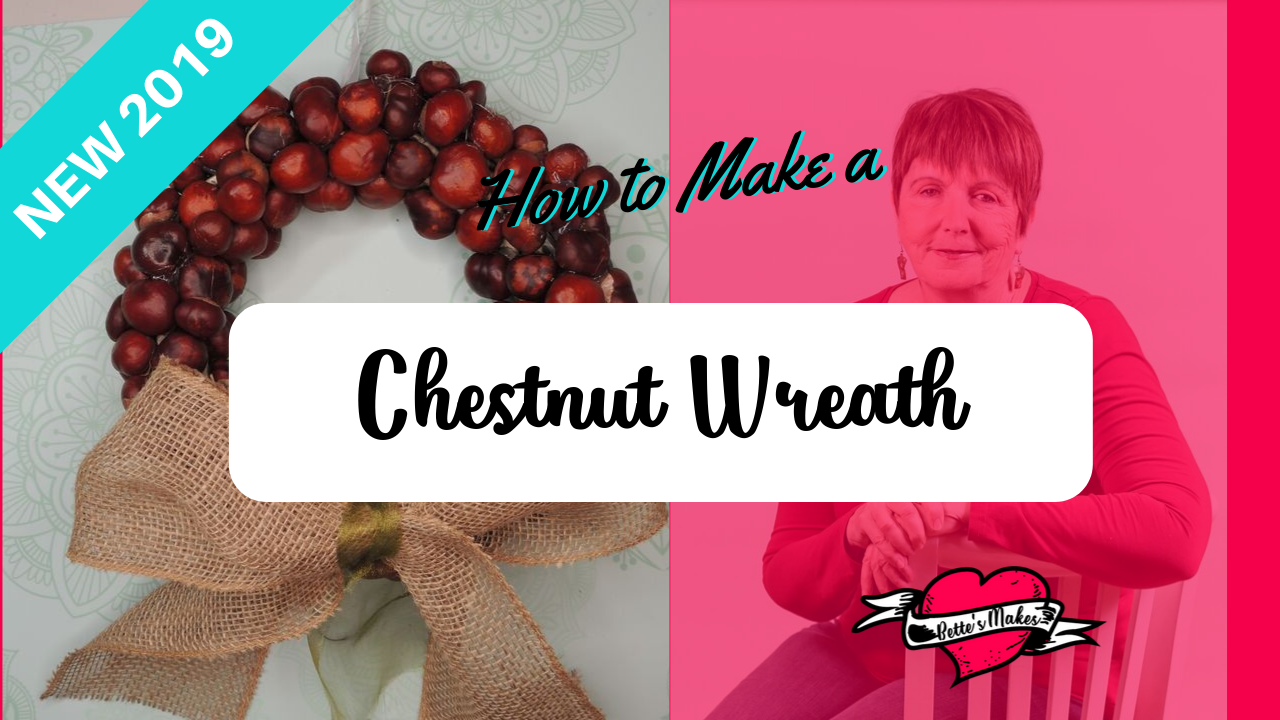 Chestnut Wreath (no Cricut required)