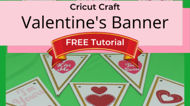 Create your own Valentine's Banner with these FREE templates and cut files. Imagine decorating your home with these amazing sayings and more...#cricut #cricutcraft #valentinesday #papercraft