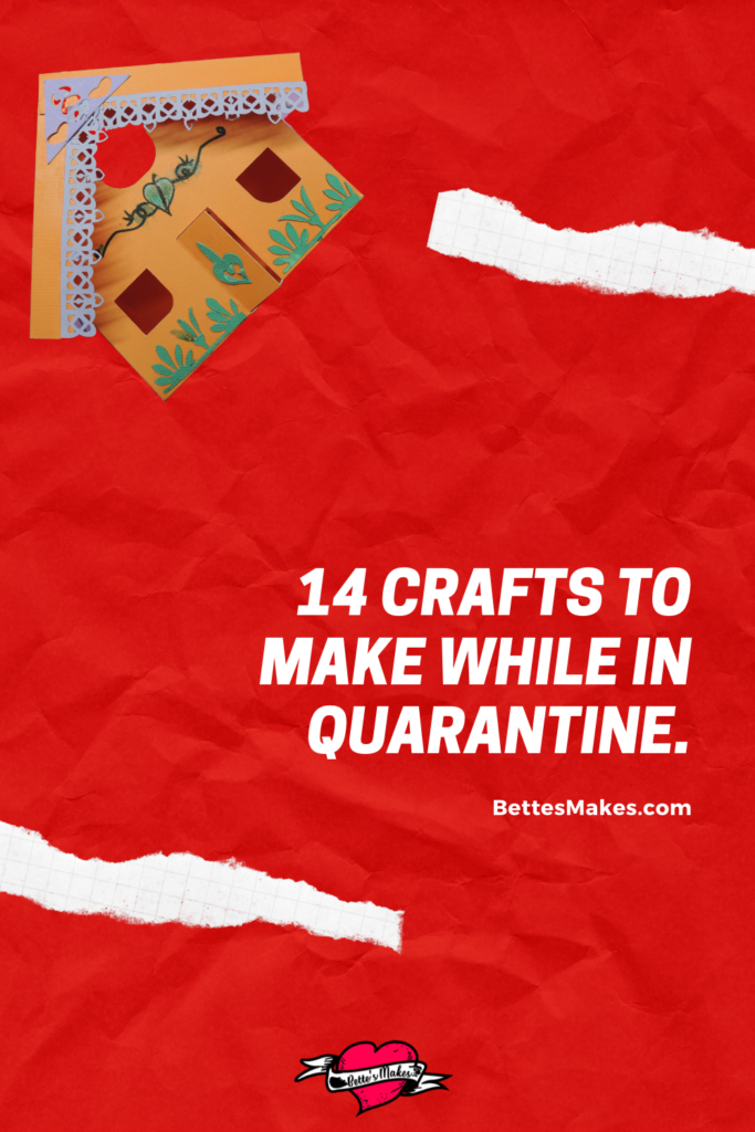 Have you been in quarantine and are trying to find something creative to do? Look no further with these 14 incredible easy but fun craft ideas you can do. Tutorials and templates are provided! #cricut #papercraft #macrame #diyhomedecor