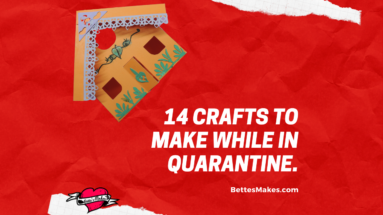 Have you been in quarantine and are trying to find something creative to do? Look no further with these 14 incredible easy but fun craft ideas you can do. Tutorials and templates are provided! #cricut #papercraft #macrame #diyhomedecor