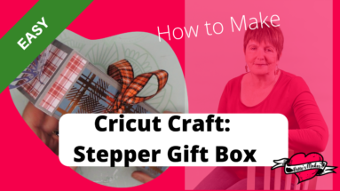 Do you love to do something d=different for your birthday cards? This stepper box is easy to make and will get you all the ooh and ahhs you would ever want. Give this one a quick try. #cricutcraft