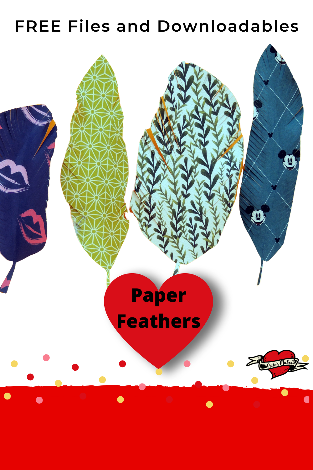 How to Make a Super Cute Paper Feather