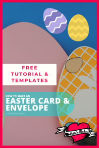 Are you ready for Easter? If not, make these incredibly cute cards and envelopes to share with your family. Easy craft for everyone to make. #Cricut #cardmaking