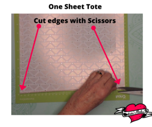 One Sheet Tote Cutting the Edges BettesMakes