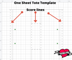One Sheet Tote Scorelines from BettesMakes