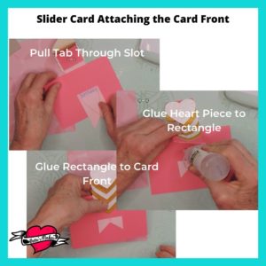 Slider Card Attaching the Card Front