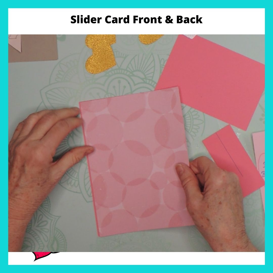 Slider Card Front and Back