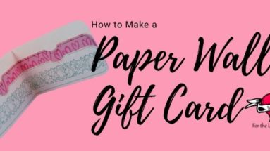 How to Make Paper Wallet Gift Card