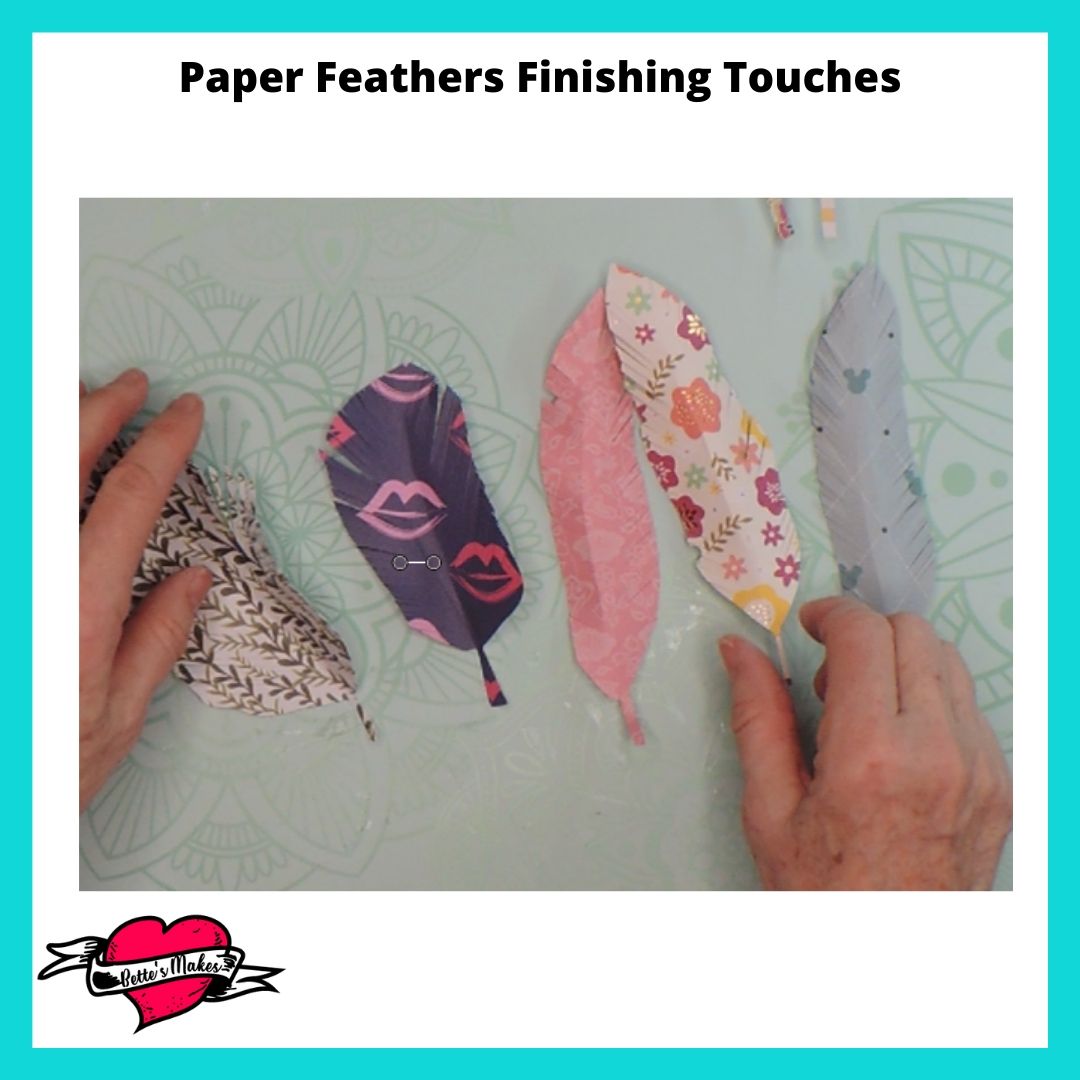 Paper Feather Finishing Touches