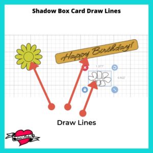 Shadow Box Card Draw Lines