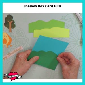 Shadow Box Card Hills