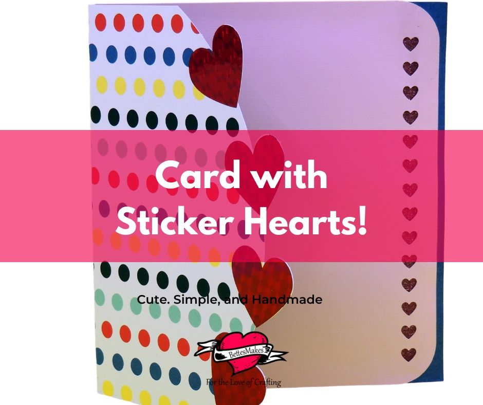 Cute Heart Handmade Card