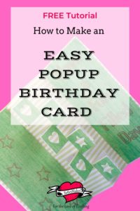 How to Make an Easy Popup Birthday Card