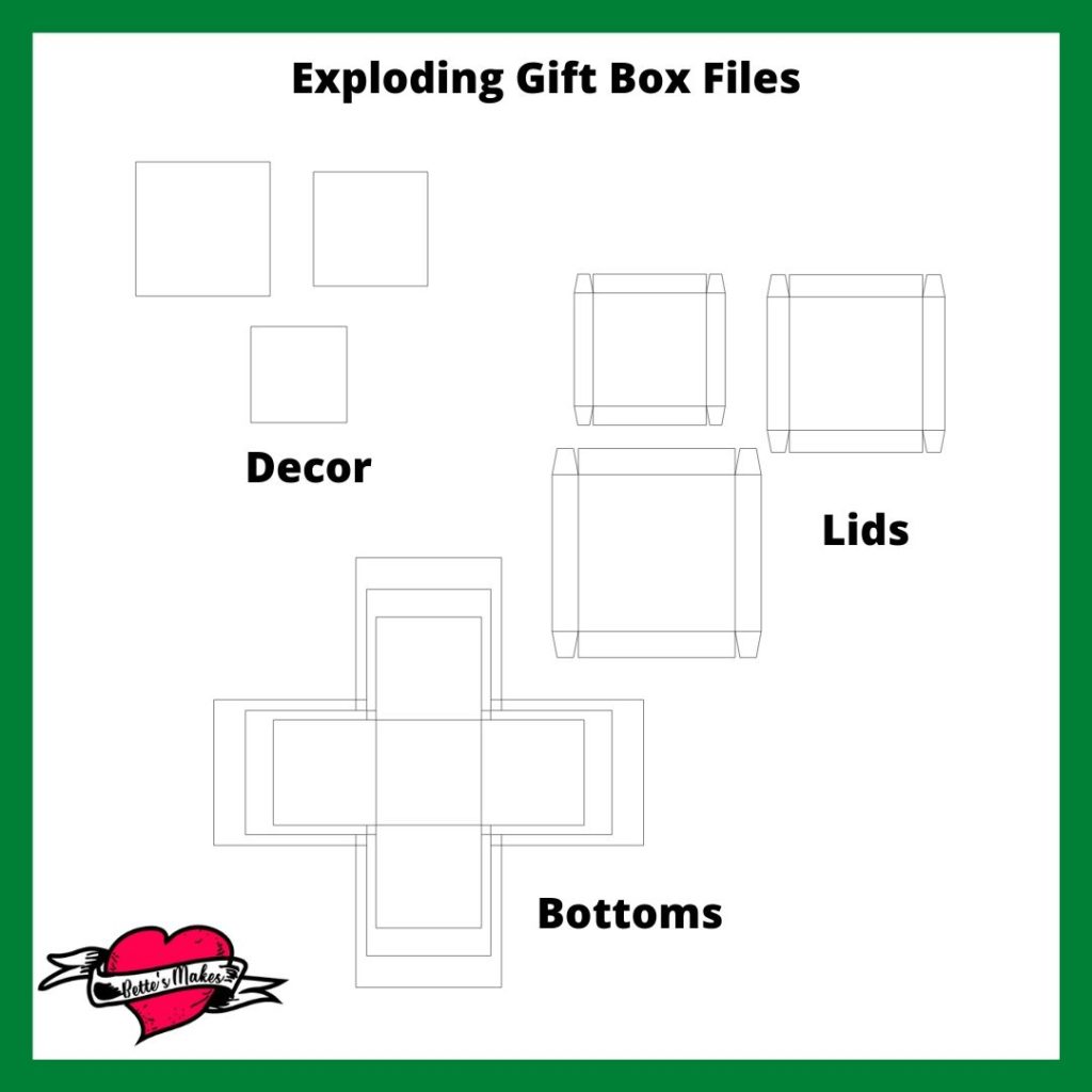 DIY Exploding Gift Box Files