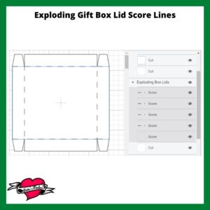 DIY Exploding Gift Box Lids