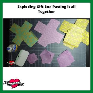 Exploding Gift Box Putting it All Together