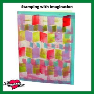 Stencil and Card - Stamping with Imagination