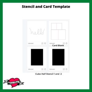 Stencil and Card Template