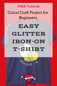 Easy Glitter Iron-On Project - Beginner Friendly