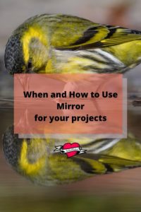 How and When to Use Mirror in Your Cricut Crafts