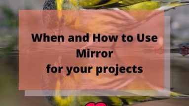 When and How to Use Mirror for your projects