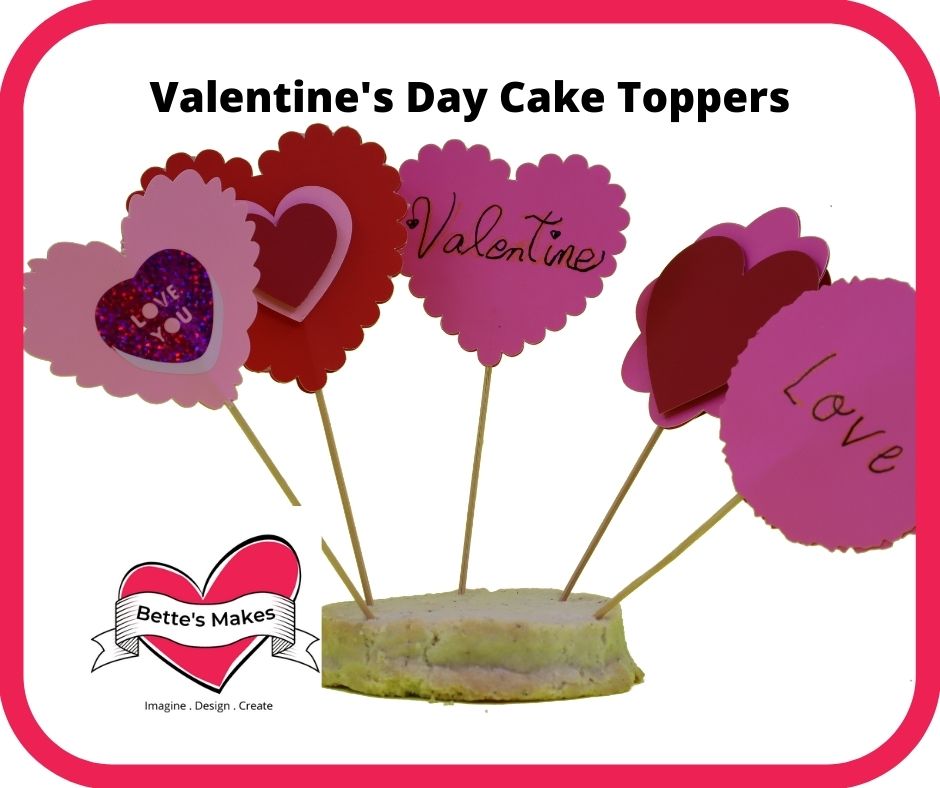 Valentine’s Day Cake Toppers