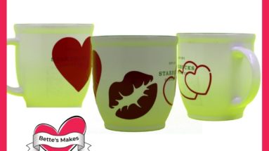 Valentine's Day Mug Decals - Beginner-Friendly