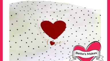 Valentine's Day Tea Towel - Iron-On Project