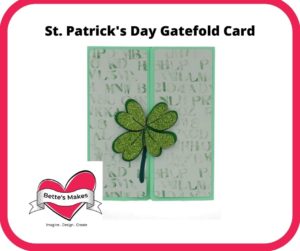 St Patricks Day Gatefold Card