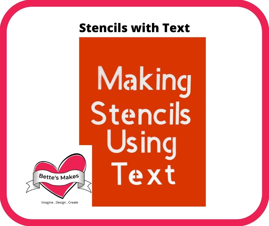 How to Make Stencils Using Text