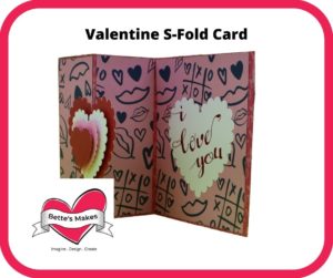 Valentine S-Fold Card