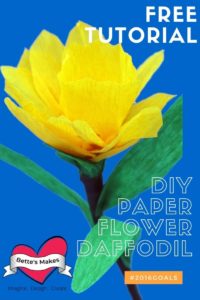 DIY Paper Flower Daffodil